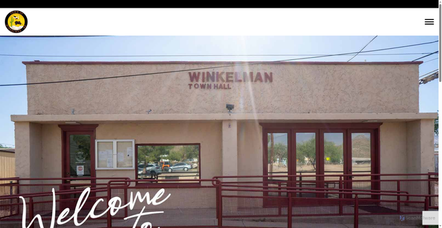 Security scan screenshot of https://winkelmanaz.gov/