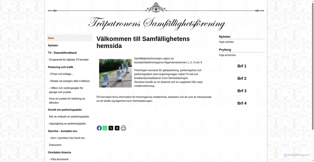 Security scan screenshot of https://hagerstenshamnen.se