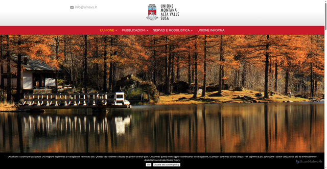 Security scan screenshot of https://www.umavs.it/