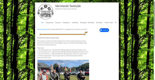 Security scan screenshot of https://varmlandstaxklubb.se