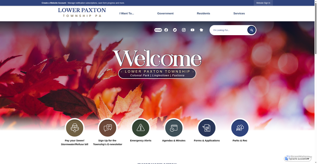 Security scan screenshot of https://lowerpaxton-pa.gov/