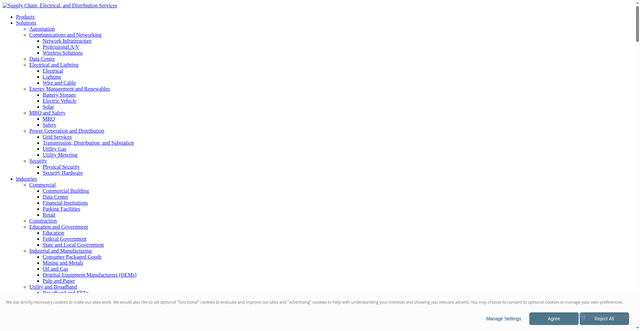 Security scan screenshot of https://wescodist.com