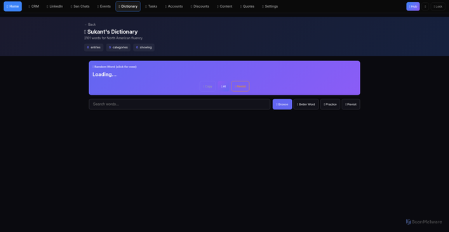 Security scan screenshot of https://vault-sukantratnakar.pages.dev/dictionary