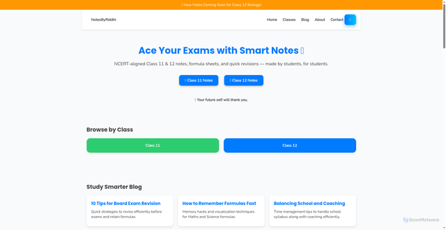 Security scan screenshot of https://studyzz-384qxu3akb.edgeone.app/