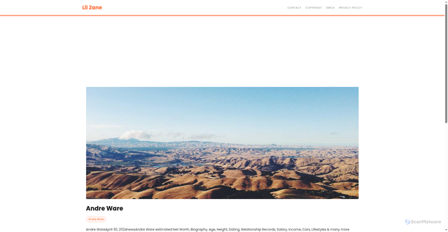 Security scan screenshot of https://bintangtrendblog-dpkzwxeonaup.edgeone.app/andre-ware.html
