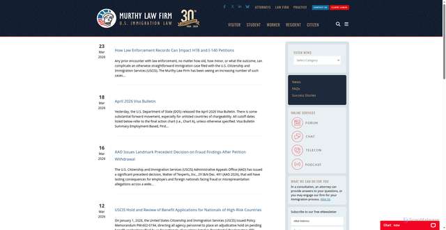 Security scan screenshot of https://www.murthy.com/view-all-news/