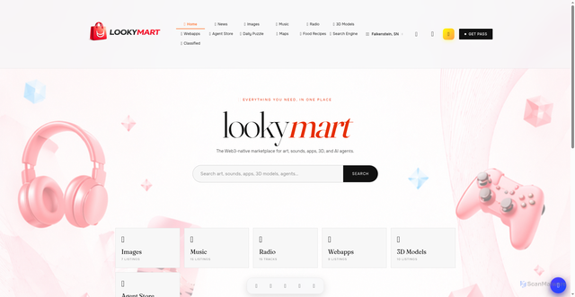 Security scan screenshot of http://lookymart.com/