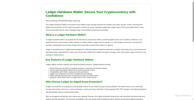 Security scan screenshot of ledger-hardware-eng.pages.dev
