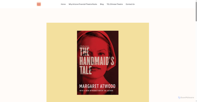 Security scan screenshot of https://theatrelibrary.org/the-handmaids-tale/