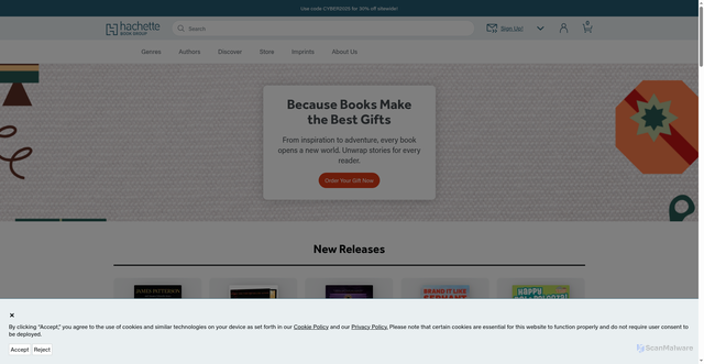 Security scan screenshot of https://www.perseusbooks.com/contributor/noah-hawley/