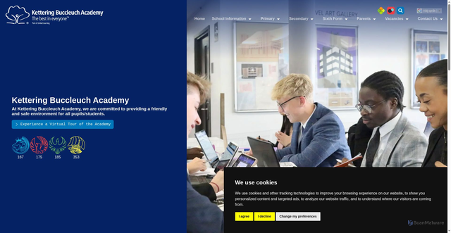 Security scan screenshot of https://kba.uk/