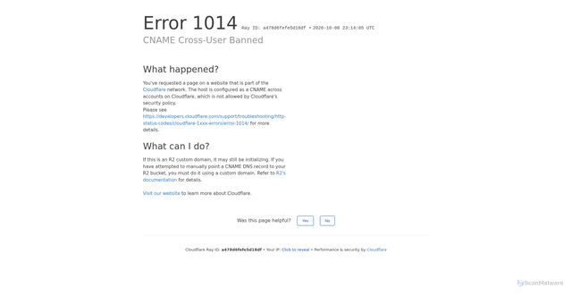 Security scan screenshot of https://cloudifiportal.com
