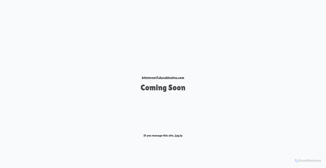 Security scan screenshot of https://btinternet1.durablesites.com/