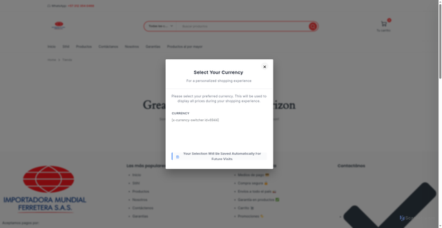 Security scan screenshot of https://creativoitpruebas.shop/shop