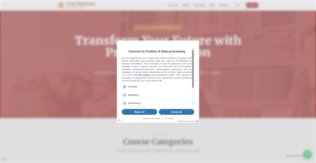 Security scan screenshot of https://primemotivationgroupofeducation.com/