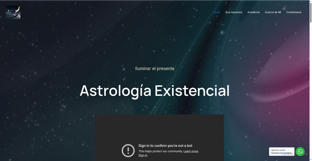 Security scan screenshot of https://www.astrologiaexistencial.com