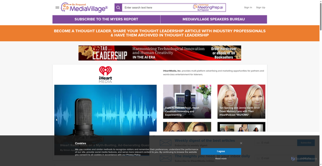 Security scan screenshot of https://www.mediavillage.com/microsite/iheartmedia/