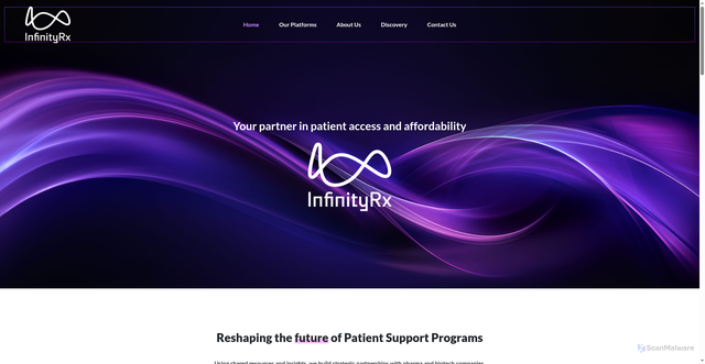 Security scan screenshot of https://infinityrx.com
