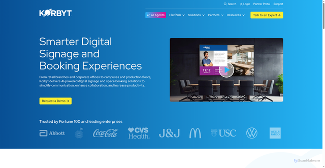 Security scan screenshot of https://lbsfinancial.korbyt.com