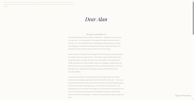 Security scan screenshot of https://syschgapp-nyqu3irl1e.edgeone.app/alanj-land.html