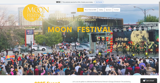 Security scan screenshot of https://ceochicago.wixsite.com/moonfestivalchicago
