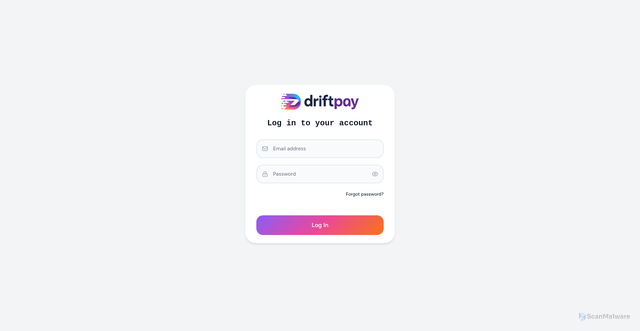 Security scan screenshot of https://dashboard.drift-pay.com