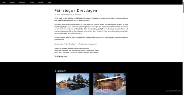 Security scan screenshot of https://winsnesstuga.se