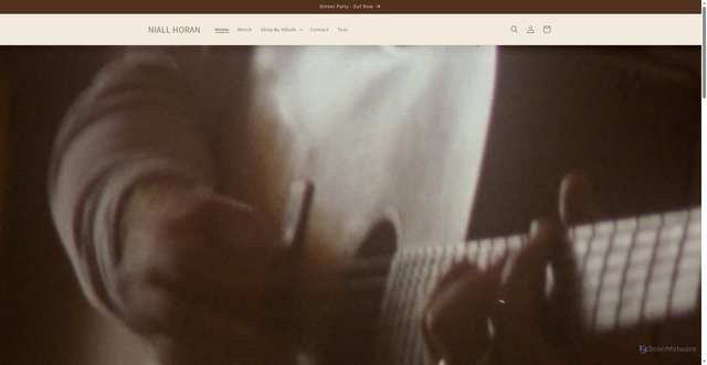 Security scan screenshot of http://www.nialhoran.com/