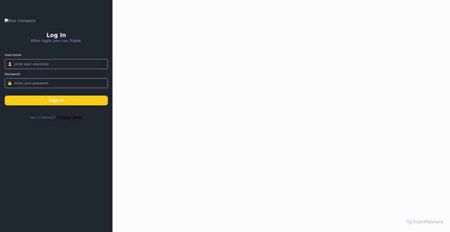 Security scan screenshot of https://botforextradx.com
