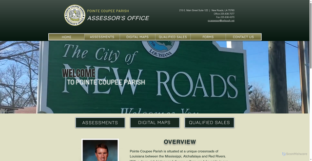 Security scan screenshot of https://www.ptcoupeeassessor.com/