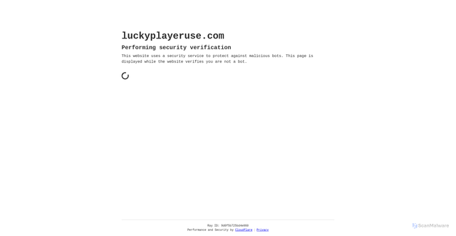 Security scan screenshot of https://luckyplayeruse.com/?s=165&ref=sk_w239902c333826l25293p3298_spinto2165-defaultdan&encoded_url=cmVnaXN0ZXI=&sub_id=spinto2165-defaultdan