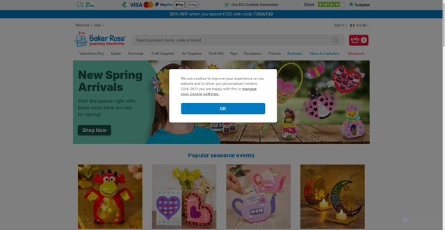 Security scan screenshot of https://bakerross.ie