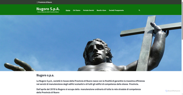 Security scan screenshot of https://www.nugorospa.com