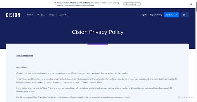 Security scan screenshot of https://c212.net