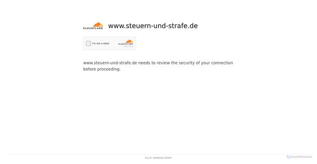 Security scan screenshot of https://steuern-und-strafe.de