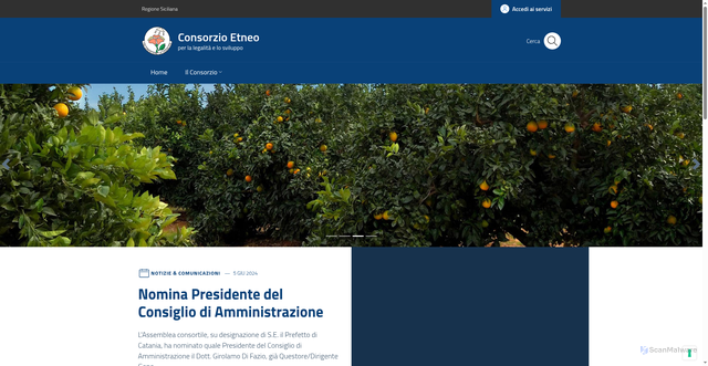 Security scan screenshot of https://www.consorzioetneolegalitaesviluppo.it