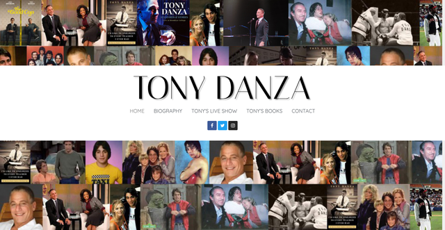 Security scan screenshot of https://tonydanza.com/