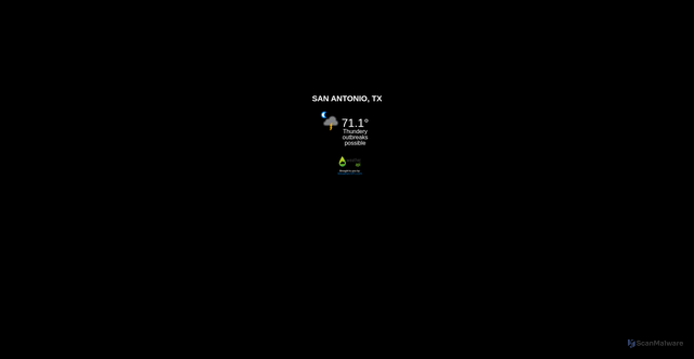 Security scan screenshot of https://tour.morrisrealtysa.com/weatherinfo/localweather.aspx?t=1963185&style=1&language=eng