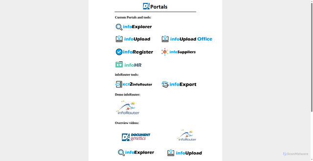 Security scan screenshot of https://dgportals.co.uk