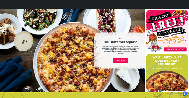 Security scan screenshot of https://pizzaluce.com/