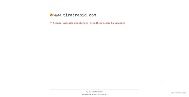 Security scan screenshot of https://www.tirajrapid.com
