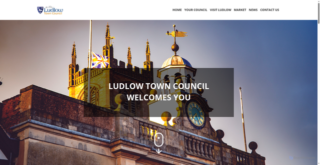 Security scan screenshot of http://www.ludlow.gov.uk