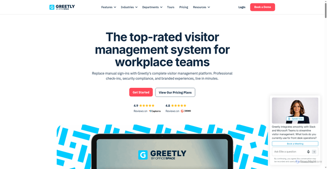 Security scan screenshot of https://greetly.com