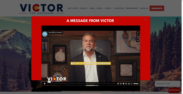Security scan screenshot of https://www.victor2026.com/