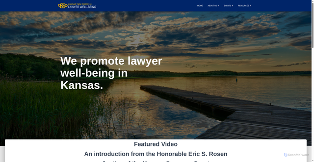 Security scan screenshot of https://kslawyerwellbeing.gov/