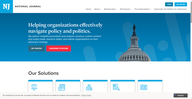 Security scan screenshot of https://nationaljournal.com
