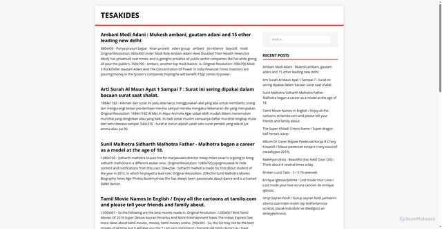 Security scan screenshot of http://kidesesa.pages.dev/