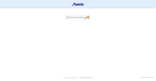 Security scan screenshot of https://en.numista.com/55