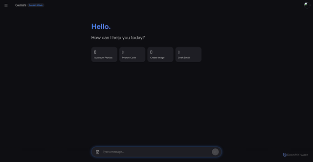 Security scan screenshot of https://geminipro-d5kidk2v8o.edgeone.app/