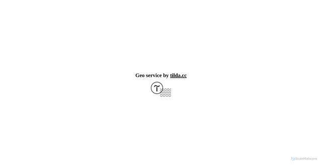 Security scan screenshot of https://geo.tildaapi.com